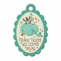 We R Memory Keepers - Storytime Collection - Embossed Tags - Fairy Tales