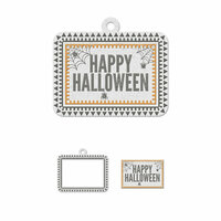 We R Memory Keepers - Bewitched Collection - Embossed Tags - Mini Frames - Happy Halloween