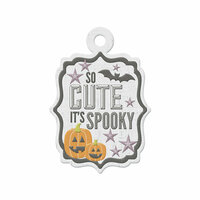 We R Memory Keepers - Bewitched Collection - Embossed Tags - Spooky