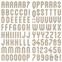 We R Memory Keepers - Notable Collection - Self Adhesive Chipboard - Alphabet