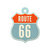 We R Memory Keepers - Jet Set Collection - Embossed Tags - Route 66