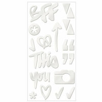 We R Makers - It Factor Collection - Acrylic Shape Stickers