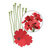We R Memory Keepers - Crepe Paper Flower Kit - Red