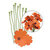 We R Makers - Crepe Paper Flower Kit - Orange