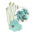 We R Makers - Crepe Paper Flower Kit - Teal