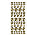 We R Memory Keepers - Sequin Stickers - Gold