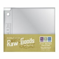 We R Memory Keepers - Raw Goods Collection - 3x3 Page Protectors, CLEARANCE
