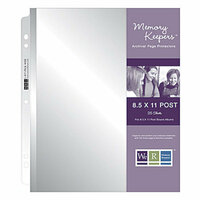 We R Memory Keepers - Page Protectors - 8.5x11 Inch - Fits 8.5x11 Inch Post Bound Albums