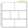 We R Memory Keepers - 12 x 12 Page Protectors with Four 4 x 6 Three 4 x 4 Inch Photo Sleeves - 10 Pack