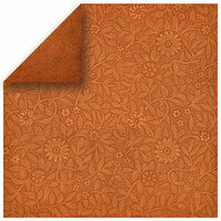 We R Memory Keepers - Comstock Garden Path Collection - Double Sided Cardstock - Marigold, CLEARANCE