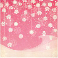 We R Memory Keepers - Merry and Bright Collection - Christmas - 12 x 12 Glitter Paper - Wonderland, CLEARANCE