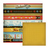 We R Memory Keepers - GeoHectic Collection - 12 x 12 Double Sided Paper - Full Speed Adhead