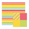 We R Memory Keepers - Hippity Hoppity Collection - Easter - 12 x 12 Double Sided Paper - Rainbow's End, CLEARANCE