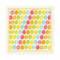 We R Memory Keepers - Hippity Hoppity Collection - Easter - 12 x 12 Die Cut Paper - Egg Plate, CLEARANCE