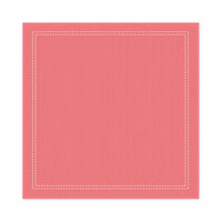 We R Memory Keepers - Hippity Hoppity Collection - Easter - 12 x 12 Stitched Cardstock - Rosy, BRAND NEW