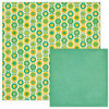 We R Memory Keepers - 72 and Sunny Collection - 12 x 12 Double Sided Paper - Flower Patch, CLEARANCE