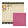 We R Memory Keepers - Retro Glam Collection - 12 x 12 Double Sided Paper - Bette, CLEARANCE