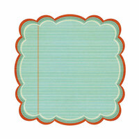 We R Memory Keepers - Show and Tell Collection - 12 x 12 Die Cut Paper - Report Card, CLEARANCE