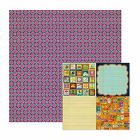 We R Memory Keepers - Show and Tell Collection - 12 x 12 Double Sided Paper - Straight A's, CLEARANCE