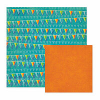 We R Memory Keepers - Funfetti Collection - 12 x 12 Double Sided Paper - Streamer, CLEARANCE