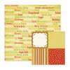 We R Memory Keepers - White Christmas Collection - 12 x 12 Double Sided Paper - Holiday Cheer, CLEARANCE