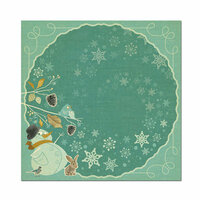 We R Memory Keepers - Merry January Collection - 12 x 12 Foiled Paper - Frost