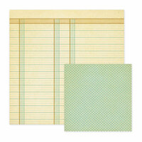 We R Memory Keepers - Merry January Collection - 12 x 12 Double Sided Paper - Slush, CLEARANCE