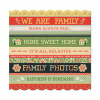 We R Memory Keepers - Family Keepsake Collection - 12 x 12 Die Cut Paper - Caroline