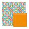 We R Memory Keepers - Peep Collection - Easter - 12 x 12 Double Sided Paper - Easter Flowers, BRAND NEW