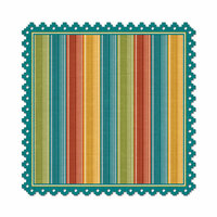 We R Memory Keepers - Fiesta Collection - 12 x 12 Die Cut Paper - Bueno