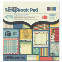 We R Memory Keepers - Travel Light Collection - 12 x 12 Designer Scrapbook Pad with Foil Accents