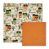 We R Memory Keepers - Spookville Collection - Halloween - 12 x 12 Double Sided Paper - Trick or Treat
