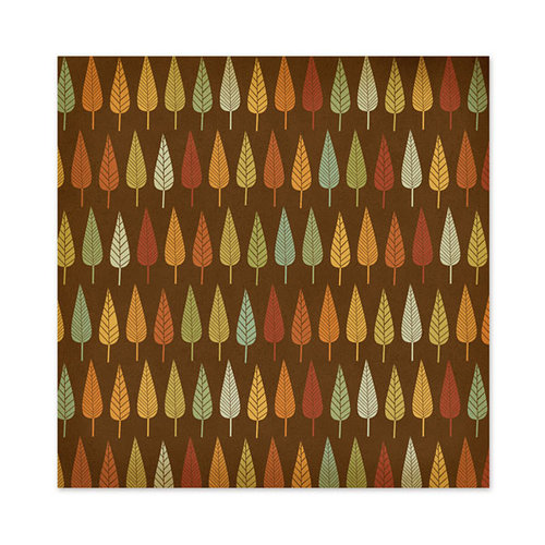 We R Memory Keepers - Autumn Splendor Collection - 12 x 12 Glitter Paper - Autumn Leaf