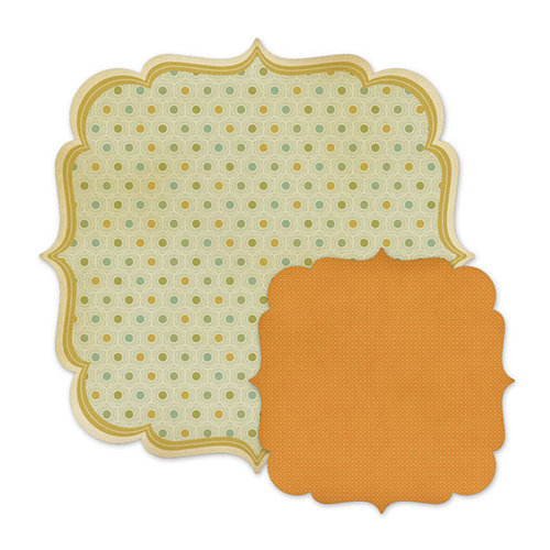 We R Memory Keepers - Autumn Splendor Collection - 12 x 12 Double Sided Die Cut Paper - Dahlia