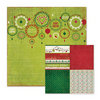 We R Memory Keepers - Peppermint Twist Collection - Christmas - 12 x 12 Double Sided Paper - Ornamental
