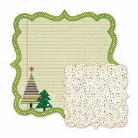 We R Memory Keepers - Peppermint Twist Collection - Christmas - 12 x 12 Double Sided Die Cut Paper - Dear Santa