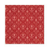 We R Memory Keepers - Peppermint Twist Collection - Christmas - 12 x 12 Glitter Paper - Pomegranate