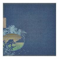 We R Memory Keepers - Vintage T Collection - 12 x 12 Foil Paper - Beach Bum