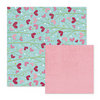We R Memory Keepers - Love Struck Collection - 12 x 12 Double Sided Paper - Love Blossoms