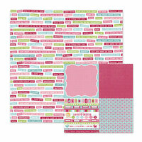 We R Memory Keepers - Love Struck Collection - 12 x 12 Double Sided Paper - Forever