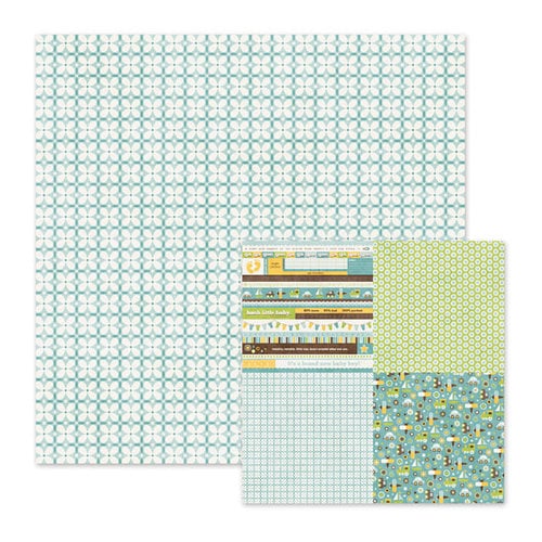 We R Memory Keepers - Baby Mine Collection - 12 x 12 Double Sided Paper - Baby Blue