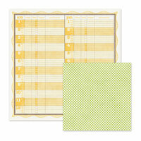 We R Memory Keepers - Baby Mine Collection - 12 x 12 Double Sided Paper - Feeding Time