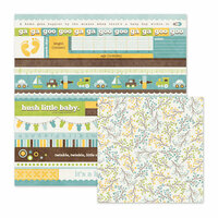 We R Memory Keepers - Baby Mine Collection - 12 x 12 Double Sided Paper - Snips and Snails