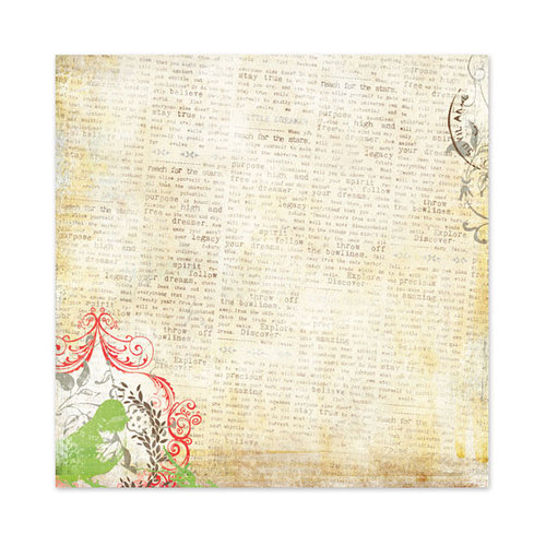 We R Memory Keepers - Anthologie Collection - 12 x 12 Glitter Paper - Little Dreamer
