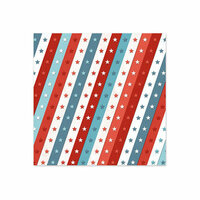 We R Memory Keepers - Red White and Blue Collection - 12 x 12 Foil Paper - Ticker Tape