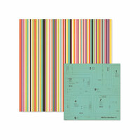 We R Memory Keepers - Love 2 Craft Collection - 12 x 12 Double Sided Paper - Poplin