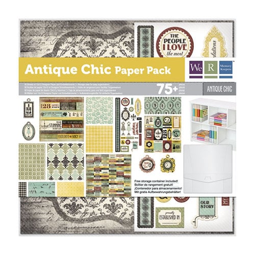 We R Memory Keepers - Antique Chic Collection - 12 x 12 Stack Pack
