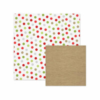 We R Memory Keepers - Yuletide Collection - Christmas - 12 x 12 Double Sided Paper - Dots