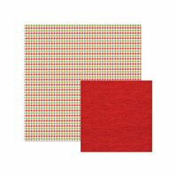 We R Memory Keepers - Yuletide Collection - Christmas - 12 x 12 Double Sided Paper - Houndstooth