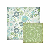We R Memory Keepers - Winter Frost Collection - 12 x 12 Double Sided Paper - Winter Flowers